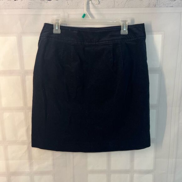Talbots navy blue mini corduroy skirt size 6 - Picture 3 of 9